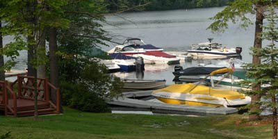 boat docks at sunshine acres